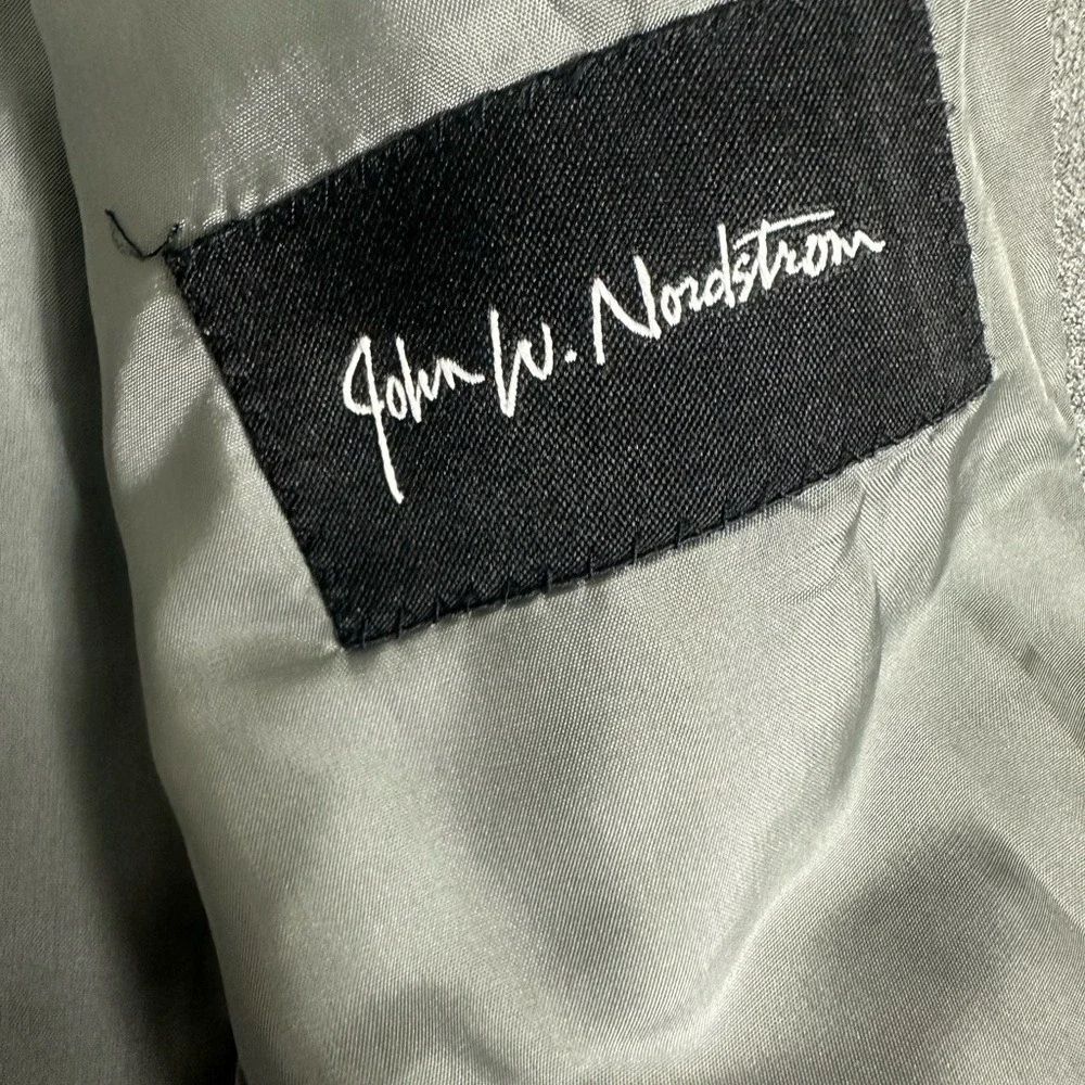 Loro Piana Italy Nordstrom Blazer Mens 42R Gray Two Button 100% Cashmere